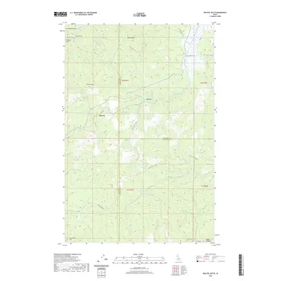 2020 Map of Bechtel Butte, 2020 Print