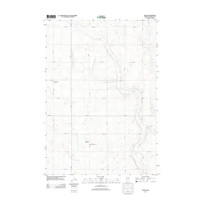 2013 Map of Bechyn, 2013 Print