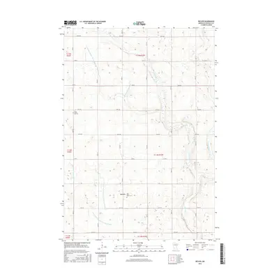 2016 Map of Bechyn, 2016 Print