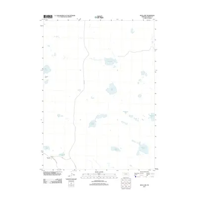 2011 Map of Beck Lake, 2011 Print