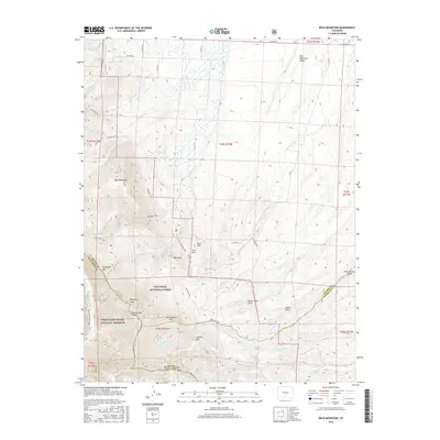 2016 Map of Beck Mountain, 2016 Print