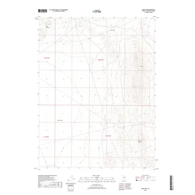 2018 Map of Beck Pass, 2018 Print