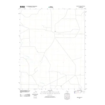 2010 Map of Beck Ranch, 2010 Print