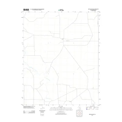 2012 Map of Beck Ranch, 2012 Print