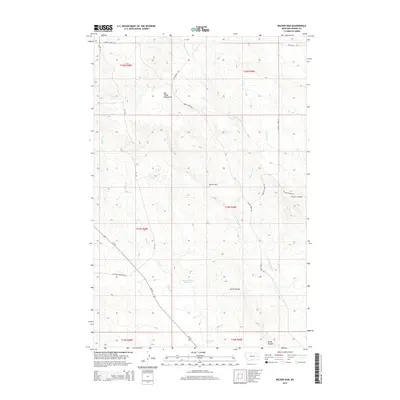 2014 Map of Becker Dam, 2014 Print