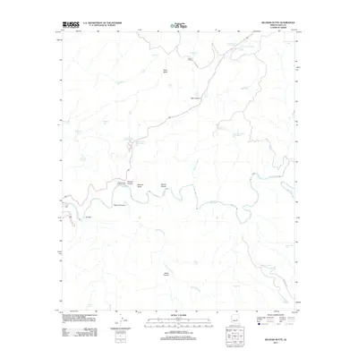 2011 Map of Beckers Butte, 2011 Print