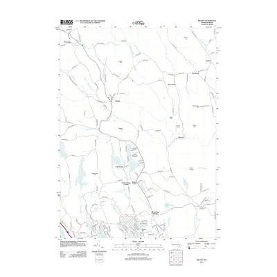 2012 Map of Becket, 2012 Print