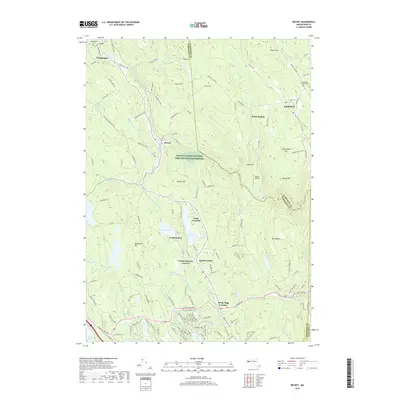 2018 Map of Becket, 2018 Print
