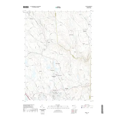 2021 Map of Becket, 2021 Print