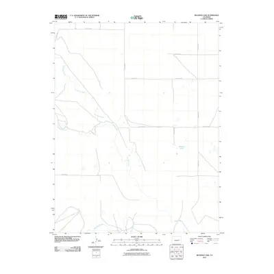 2010 Map of Beckman Lake, 2010 Print