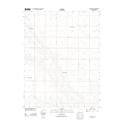 2013 Map of Beckman Lake, 2013 Print