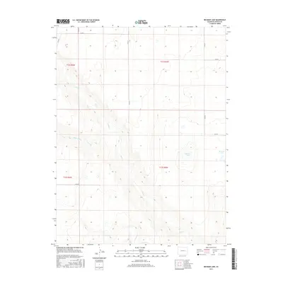 2016 Map of Beckman Lake, 2016 Print