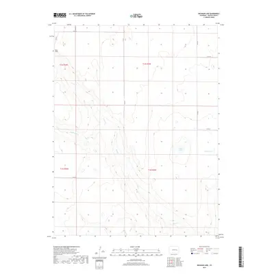 2019 Map of Beckman Lake, 2019 Print