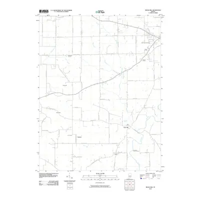 2010 Map of Becks Mill, 2010 Print