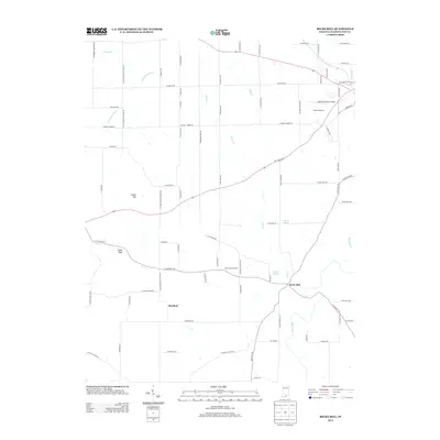 2013 Map of Becks Mill, 2013 Print