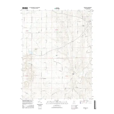 2016 Map of Becks Mill, 2016 Print