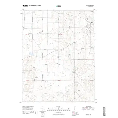 2019 Map of Becks Mill, 2019 Print
