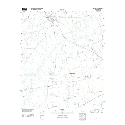 2013 Map of Beckville, 2013 Print