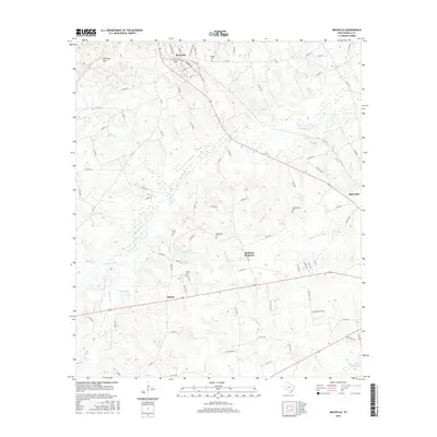 2016 Map of Beckville, 2016 Print