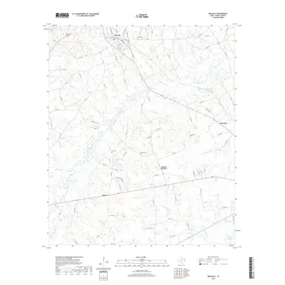 2019 Map of Beckville, 2019 Print