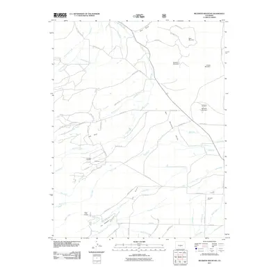 2011 Map of Beckwith Mountain, 2011 Print