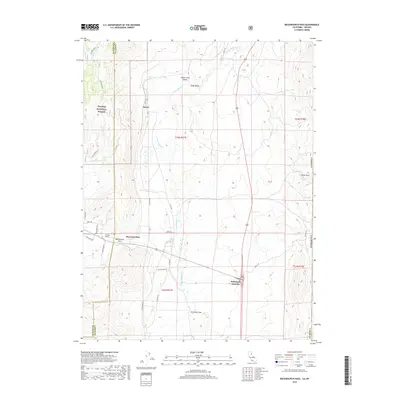 2018 Map of Beckwourth Pass, 2018 Print