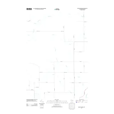 2013 Map of Becky Creek, 2013 Print