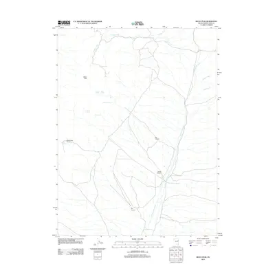 2012 Map of Becky Peak, 2012 Print