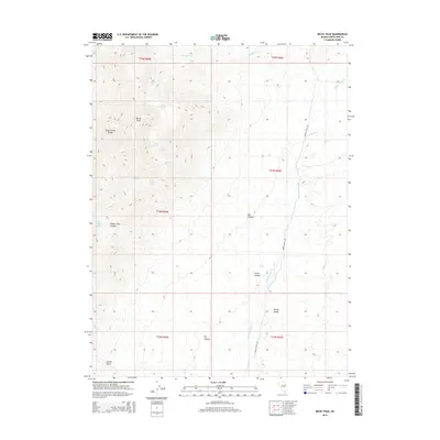 2014 Map of Becky Peak, 2014 Print