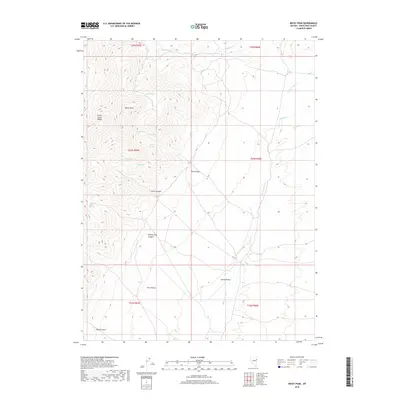 2018 Map of Becky Peak, 2018 Print