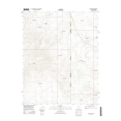 2013 Map of Beclabito, 2013 Print