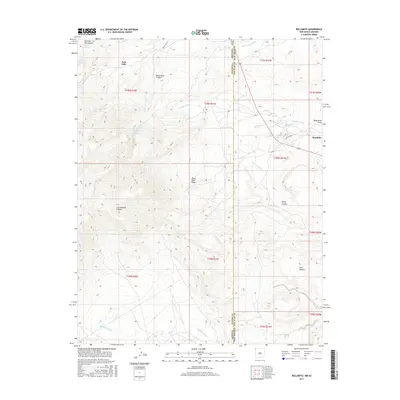 2017 Map of Beclabito, 2017 Print