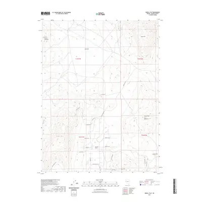 2021 Map of Bedell Flat, 2021 Print