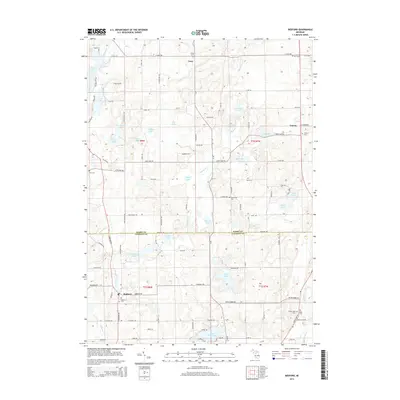 2014 Map of Bedford, 2014 Print