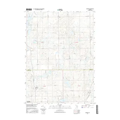 2017 Map of Bedford, 2017 Print
