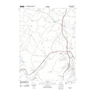 2010 Map of Bedford, 2010 Print
