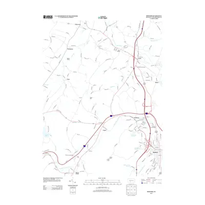 2013 Map of Bedford, 2013 Print