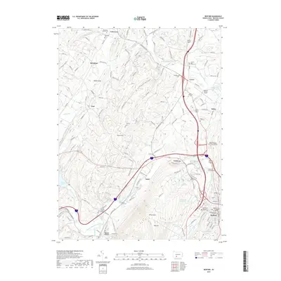 2019 Map of Bedford, 2019 Print