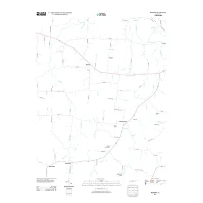 2013 Map of Bedford, 2013 Print