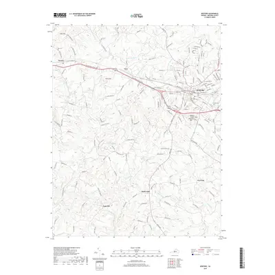 2019 Map of Bedford, 2019 Print