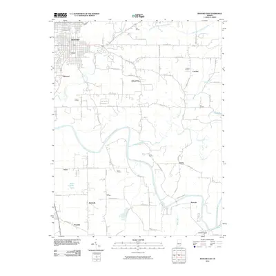 2010 Map of Bedford East, 2010 Print