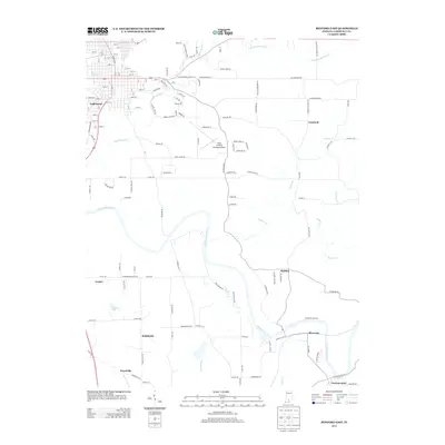 2013 Map of Bedford East, 2013 Print