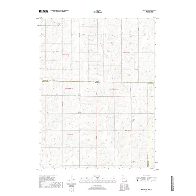 2017 Map of Bedford SW, 2017 Print