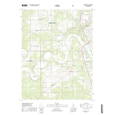 2019 Map of Bedford West, 2019 Print