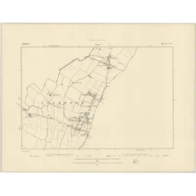 1882 Map of Bedfordshire II.SW, 1883 Print