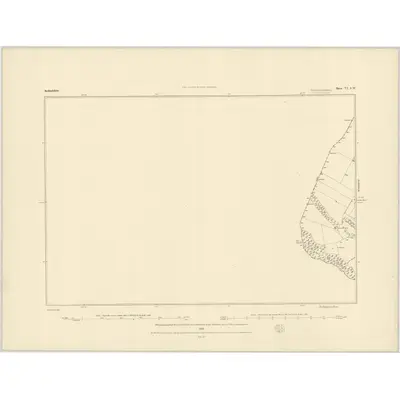 1882 Map of Bedfordshire VI.SW, 1883 Print