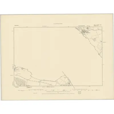 1879 Map of Bedfordshire XXXII.SE, 1884 Print