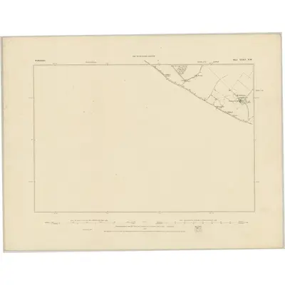 1879 Map of Bedfordshire XXXV.NW, 1885 Print