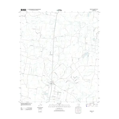 2013 Map of Bedias, 2013 Print