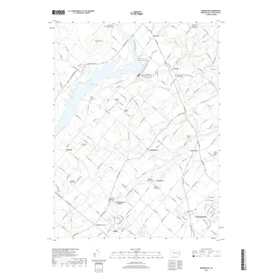 2019 Map of Bedminster, 2019 Print